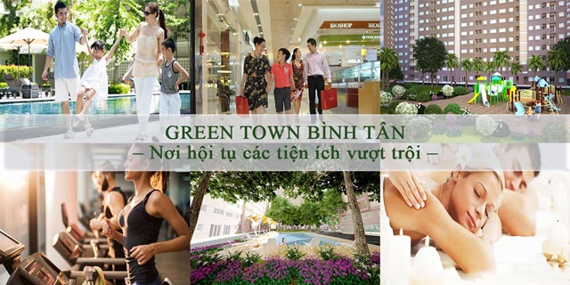 Tiện ích nội khu căn hộ Green Town Bình Tân