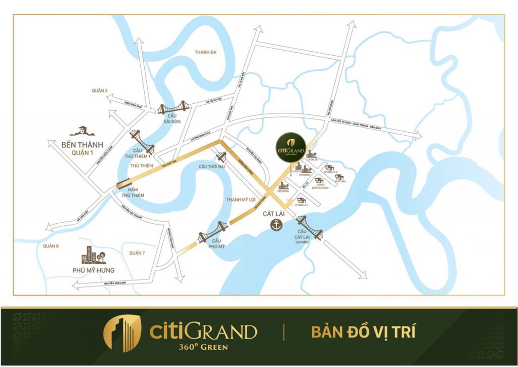 bản đồ vị trí Căn hộ Citi Grand