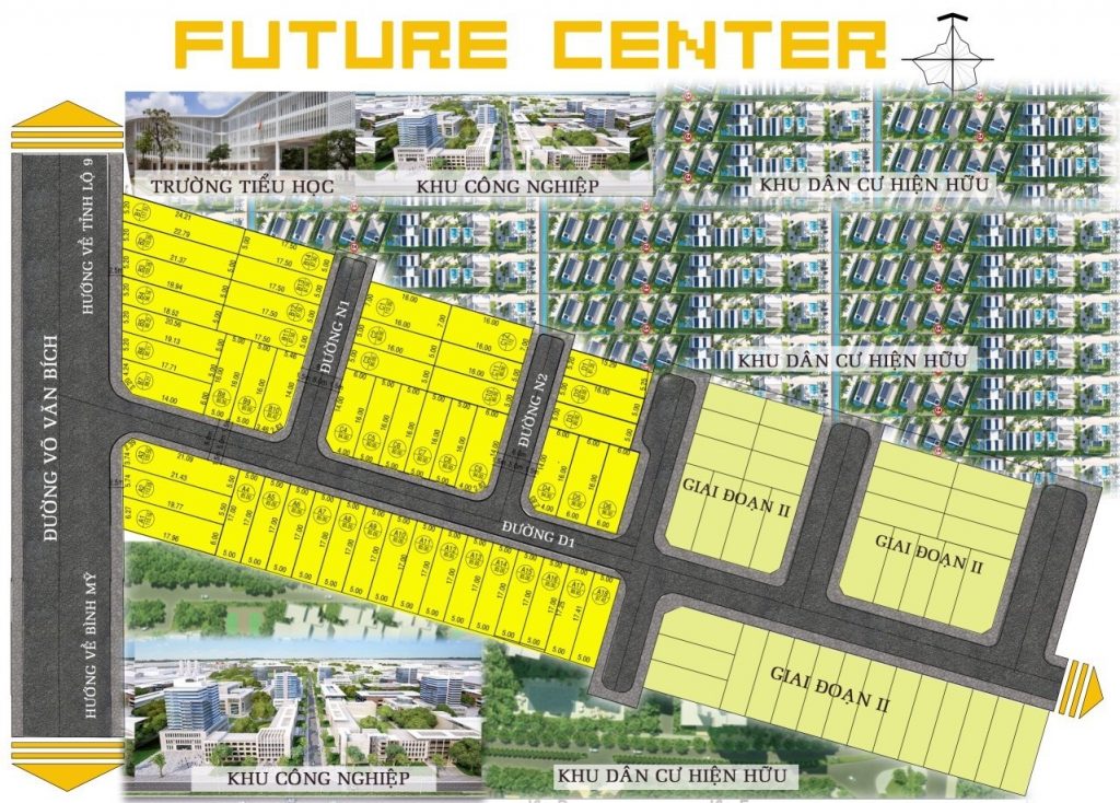 sơ đồ phân lô dự án Future Center