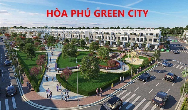 Phối cảnh Dự án Hòa Phú Green City