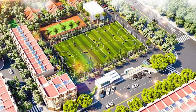 Sân thể thao Dự án Thăng Long Central City, Thăng Long Market Bàu Bàng